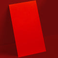 皮紋紅光身利是封大型長方形款正面，A508P，8.8 × 16.7cm